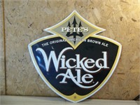 Wicked Ale Tin Sign