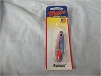 New Mepps Syclops Lure- Blue/Pink/Silver