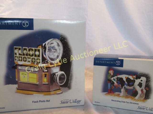 Large Department 56 collectible Auction