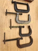 (4) “C” Clamps