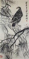 QI BAISHI Chinese 1864-1957 Watercolour Scroll