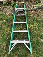 6’ fiberglass step ladder