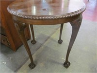 Round Mahogany Chippendale Table