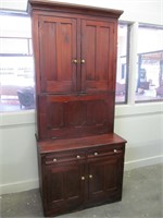 Early Walnut Desk Cupboard