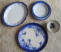 MISC LOT OF FLOW BLUE CHINA