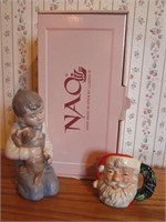 NAO LLADRO #01127 & ROYAL DOULTON SANTA MUG