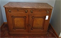 MARBLE TOP ENTRANCE CABINET