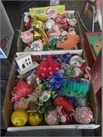 2 boxes of misc Christmas decorations