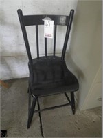 Antique wood child's chair