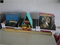3 boxes of kids' sewing machine, toy house