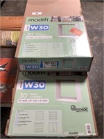 2 Modifi 30” white W30 wall cabinets