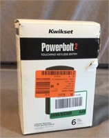 Powerbolt2 touch pad keyless entry