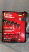 Husky 5pc Ratcheting combination wrench set