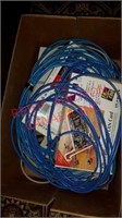 Box of cords and cards