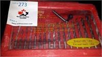 Case of drill bits