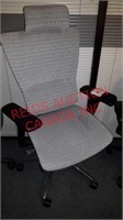 White and black office chair