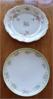 2pc Decorative Antique Plates