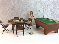 8 pc. Game Room, Cigar Store Indian