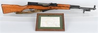 CHINESE SKS 7.62mm RIFLE, VIETNAM CAPTURE PAPERS