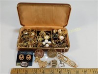 Small Jewelry Box Full of Costume Jewelry