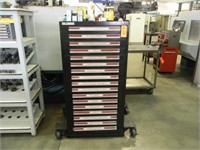 STANLEY 17-drawer rolling tool cabinet, with: