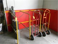 (lot) welding tank wall rack, tank cart and