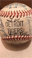 c1968 Detroit Tigers Baseball AUTOGRAPHED