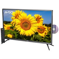 AVGO 32in LED TV compatible with DVD player,