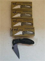 4 USA folding pocket knives, 4 inch
