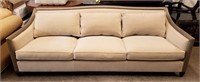 90" Designer Donghia "Toulouse" Sofa Down Cushions