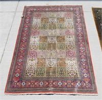 Fine Hand Knotted Persian Silk Rug 52" x 81"