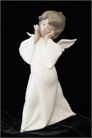 Lladro Mime Angel Porcelain Figurine