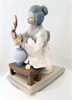 Lladro Porcelain #4840 Japanese Girl Figurine