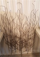 Two 48" x 24" Metal Stand Up Branches Garden Decor