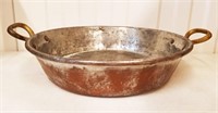 Primitve Copper & Tin Pan & Covered Pot