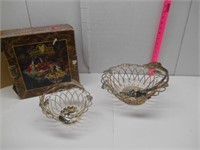 Godinger Silver Company Grapevine Baskets