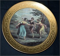 Gold Plated Bavaria Decorative China Plate