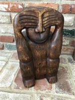 Carved Wooden Monkey