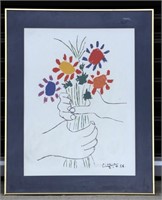 Pablo Picasso, Bouquet of Peace, 1958 Print