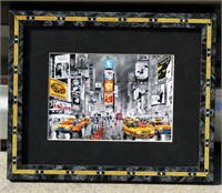 Small Times Square Framed Print