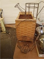 Basket, Wire Basket & Flower Pot