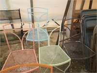 Metal Chairs Lot of 4