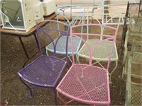 Metal Chairs Lot of 4
