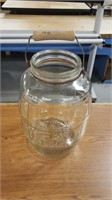 Vintage large 13 inch duraglas glass pickle jar