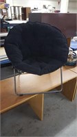Folding Papasan style chair