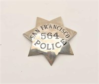 18DC-102 SAN FRAN. POLICE BADGE