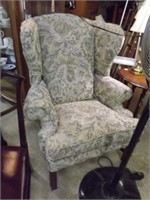 2X$ Contemporary Upholstered Wing Back Chairs