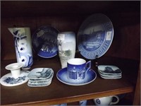 13 Assorted B&G And Royal Copenhagen Plates, Pitch