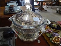 Silver Plated Round Chaffing Dish