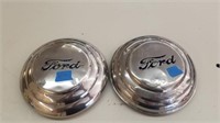 (2) 8" Vintage Ford Wheel Covers